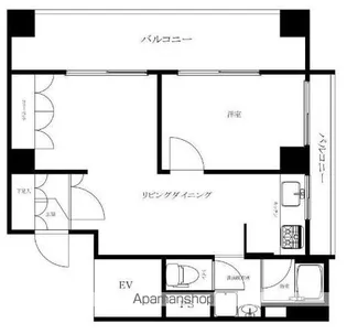 サーラ白金【6階】の間取り