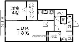 ネオハイツみゆきⅡ【1階】の間取り