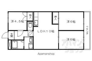 エクセレント林【205号室】の間取り