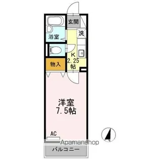 セジュールハゴロモ A棟【2階】の間取り