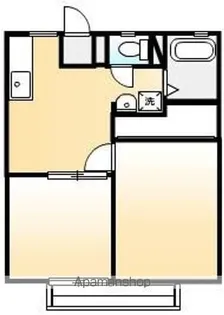 シティおかやま【103号室号室】の間取り