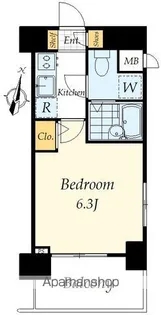 フェニックス西新宿弐番館【405号室】の間取り