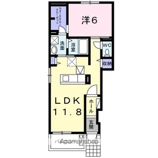 フランフランサクラ B棟【1階】の間取り
