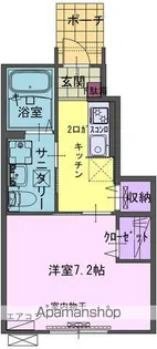 CASA LUMIERE【105号室】の間取り