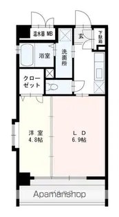 ソレイユユニバ通り【602号室号室】の間取り