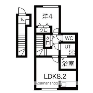 リアン【2階】の間取り