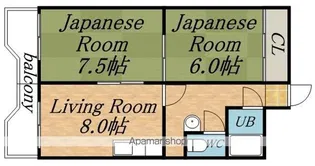 宏友ハイツ【3階】の間取り