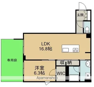 グランルージュ【1階】の間取り