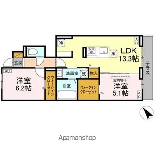 YAMAJUII【1階】の間取り