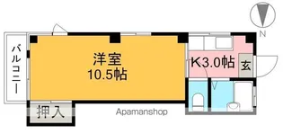 ハイツ15【3階】の間取り