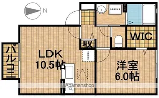 クルールA【2階】の間取り
