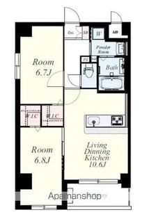 レイ和白【2階】の間取り