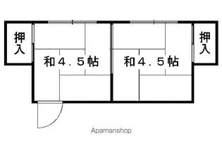 清雲荘【13号室】の間取り