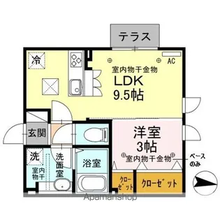 コンフォール【1階】の間取り