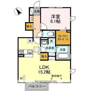 パストラル B【1階】の間取り