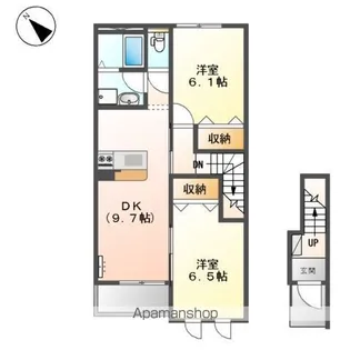 SAIN GRANDIR Ⅲ【2階】の間取り