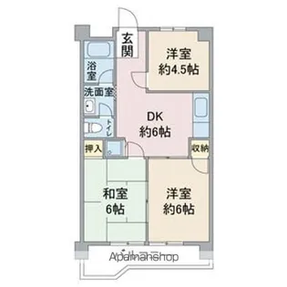 レジデンス オーミ【5階】の間取り