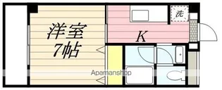 コーポ金鈴【302号室】の間取り