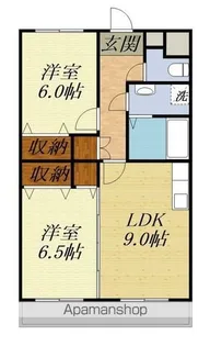 マンションYK2【1階】の間取り