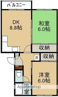 アメニティ駒場【406号室】の間取り