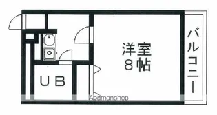 アビリティハウス田中【203号室】の間取り
