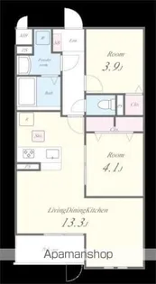 SPREAD HILLS K(スプレッドヒルズケイ)【1階】の間取り