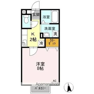 パセオ稲生【1階】の間取り