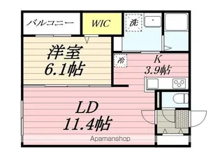 MEREA千歳【4階】の間取り