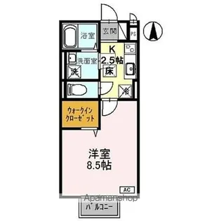エルクレールESTI【1階】の間取り