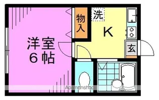 リベルタ・ヴィータ【1階】の間取り