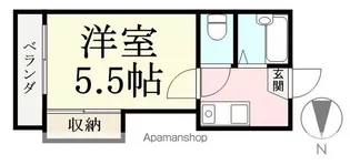 八ツ島第2レジデンス【101号室】の間取り