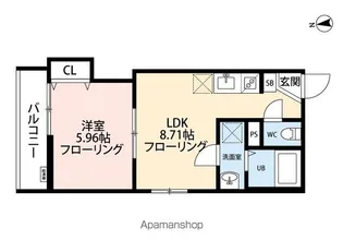 立川セイワレジデンスⅡ【1階】の間取り