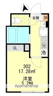 パティシオン中板橋【3階】の間取り