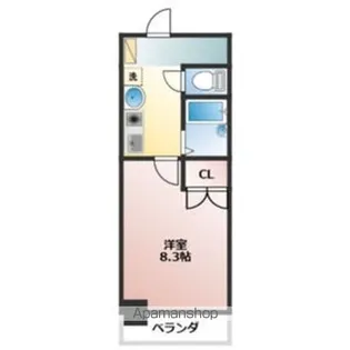 サンハイツドリーム【7階】の間取り