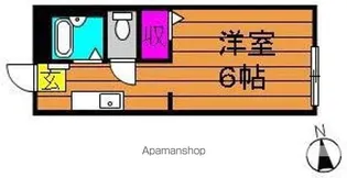 1Rの間取り画像