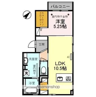 ブルーメ三番丁【2階】の間取り