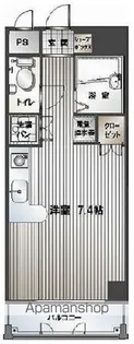 博多祇園エクセル43【702号室】の間取り