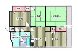 アクティー堀江【602号室】の間取り