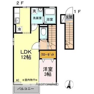 DーROOM SAKURA【2階】の間取り