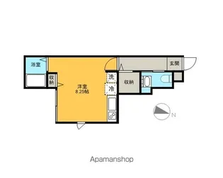 エスパスラフィネ【1階】の間取り