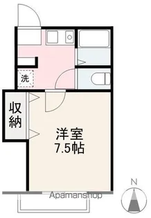 ハイツリブエール【2階】の間取り