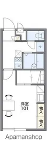 レオパレスRIVAⅢ【2階】の間取り