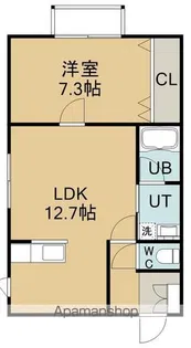 クオリティハウスⅡ【202号室】の間取り