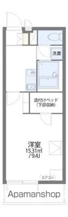 レオパレス菊陽Ⅱ【406号室】の間取り