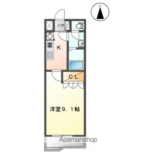 ヴァン サンク(VINGT CINQ)【1階】の間取り