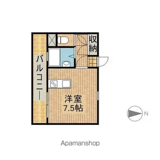 エレガンスメゾン6【3階】の間取り