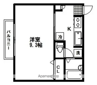 フォレスト通町【2階】の間取り