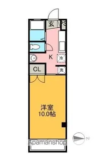 アルカサール【3F号室】の間取り