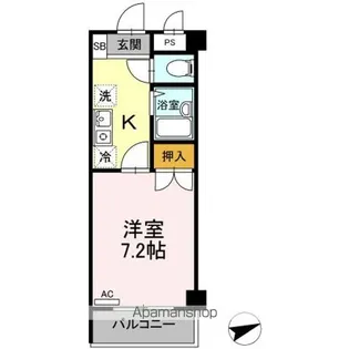 セジュール浦上【2階】の間取り