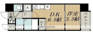 スワンズシティ新大阪プライム【4階】の間取り